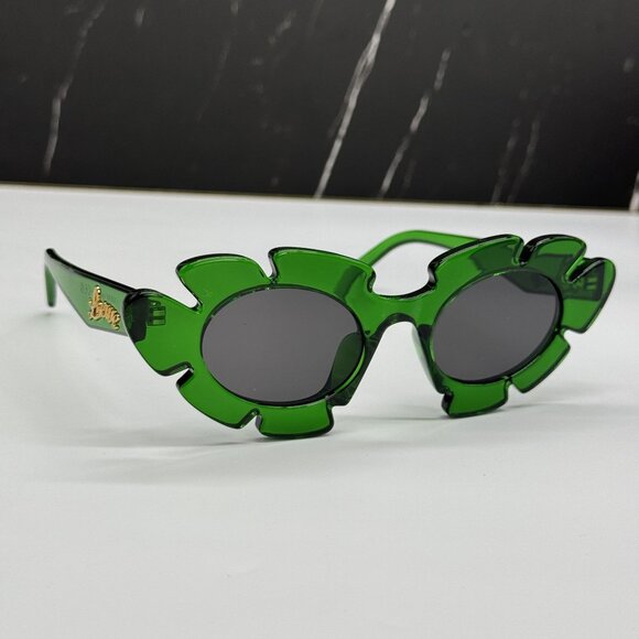 NEW LOEWE LW40088U 98A WOMEN SUNGLASSES GREEN LOEWE EYEWEAR - Picture 3 of 11